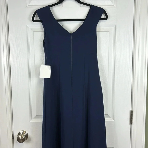 NWT Show Me Your Mumu navy Zurich knot gown sz xs - Picture 9 of 12